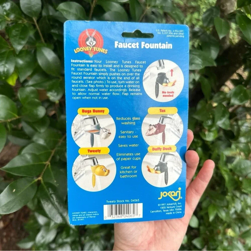 1997 Tweety Bird  Faucet Fountain Fixture Unopened Looney Tunes